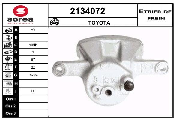 Estribo de freno SEEAC 4134072