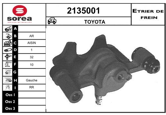 Estribo de freno SEEAC 4135001