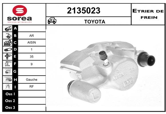 Estribo de freno SEEAC 4135023