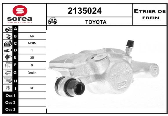 Estribo de freno SEEAC 4135024