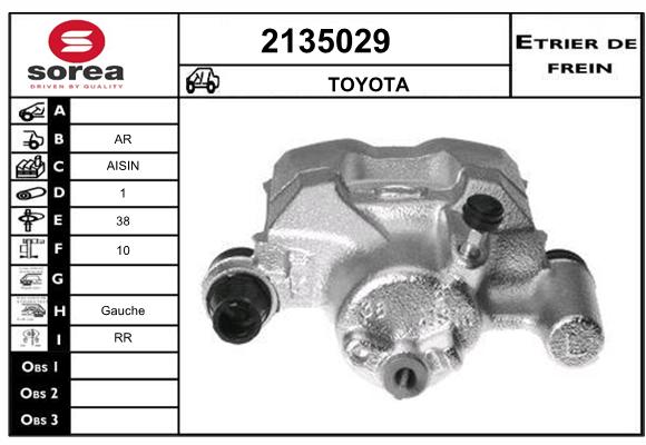 Estribo de freno SEEAC 4135029