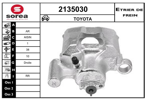 Estribo de freno SEEAC 4135030