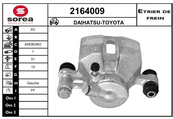 Estribo de freno SEEAC 4164009