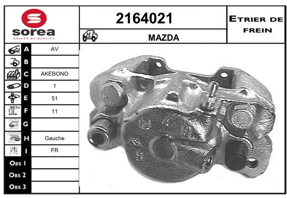 Estribo de freno SEEAC 4164021