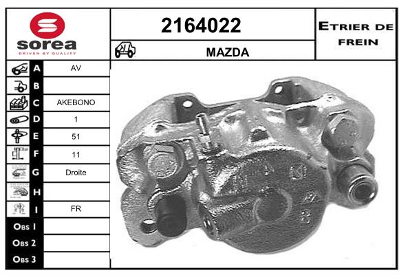 Estribo de freno SEEAC 4164022