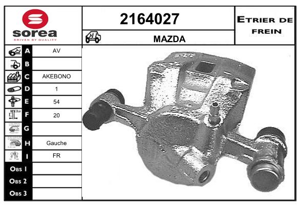 Estribo de freno SEEAC 4164027