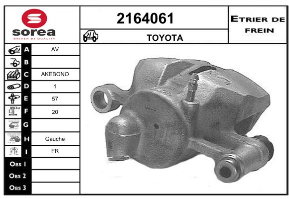 Estribo de freno SEEAC 4164061