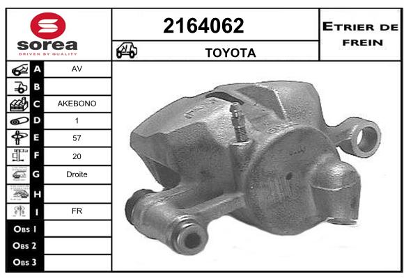 Estribo de freno SEEAC 4164062