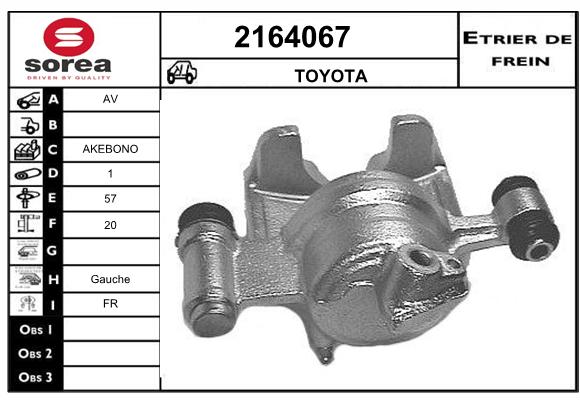 Estribo de freno SEEAC 4164067