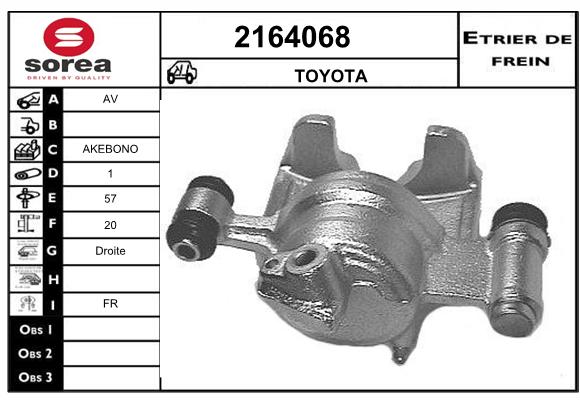 Estribo de freno SEEAC 4164068