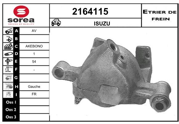 Estribo de freno SEEAC 4164115