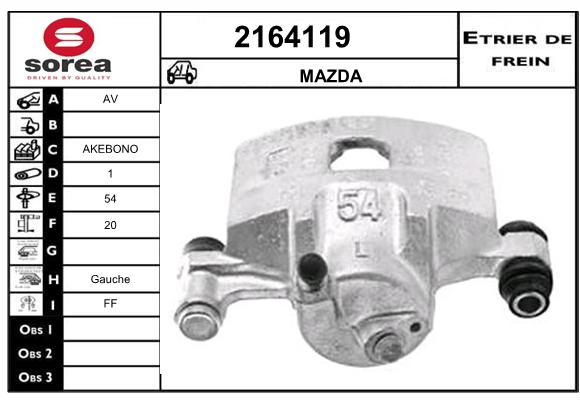 Estribo de freno SEEAC 4164119