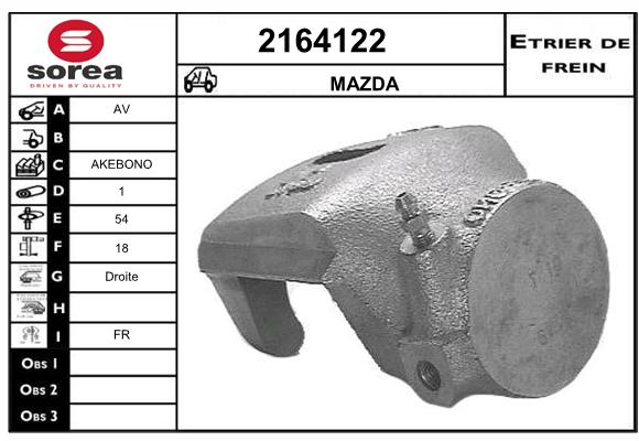 Estribo de freno SEEAC 4164122