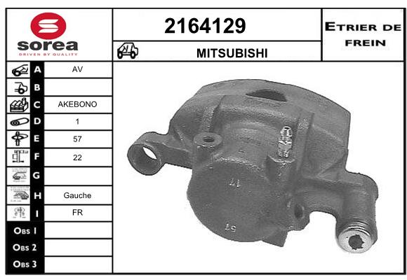 Estribo de freno SEEAC 4164129