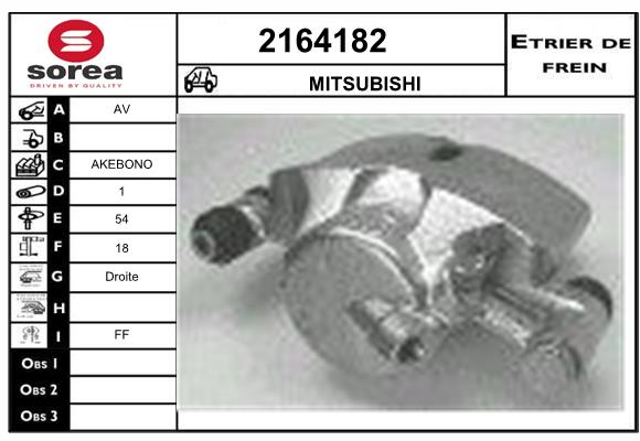 Estribo de freno SEEAC 4164182