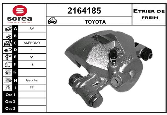 Estribo de freno SEEAC 4164185