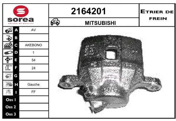 Estribo de freno SEEAC 4164201