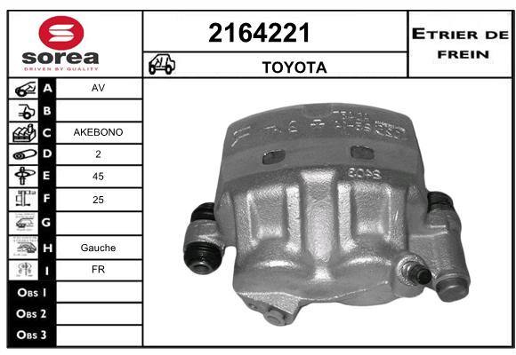 Estribo de freno SEEAC 4164221