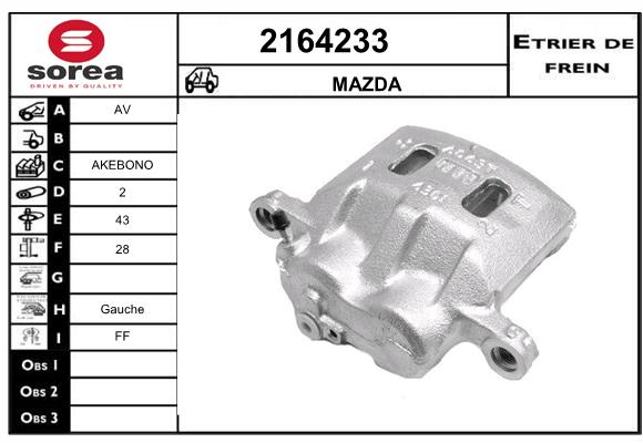 Estribo de freno SEEAC 4164233