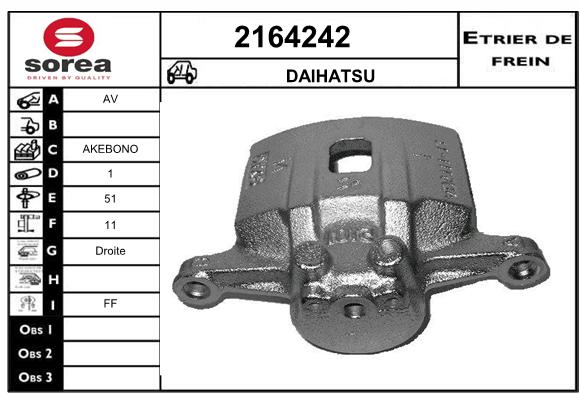 Estribo de freno SEEAC 4164242