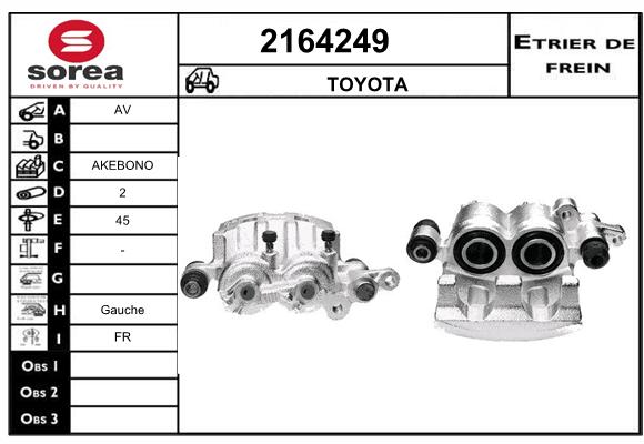 Estribo de freno SEEAC 4164249