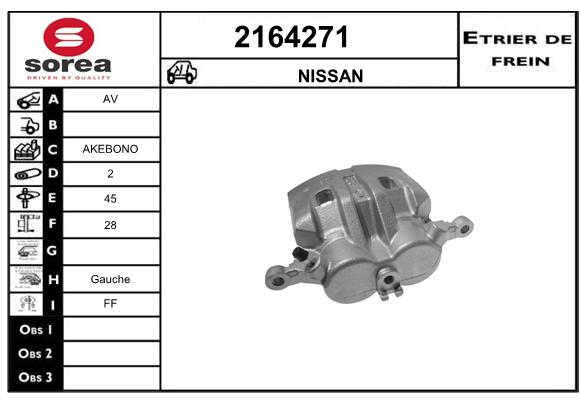 Estribo de freno SEEAC 4164271