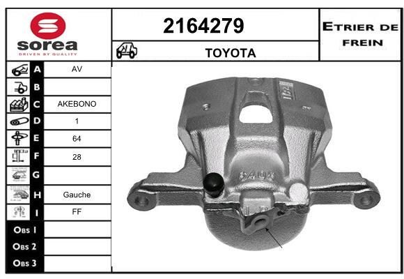 Estribo de freno SEEAC 4164279