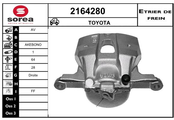 Estribo de freno SEEAC 4164280