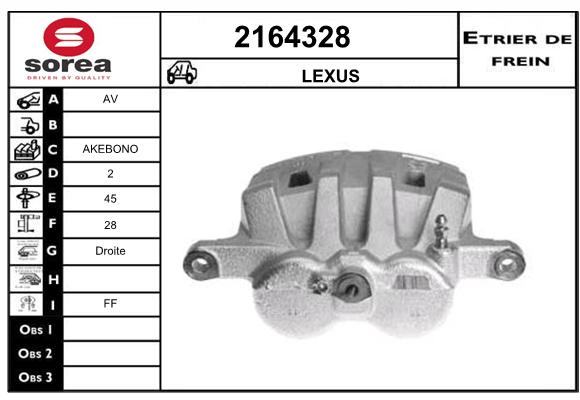 Estribo de freno SEEAC 4164328