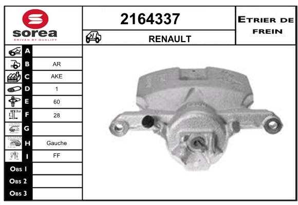 Estribo de freno SEEAC 4164337