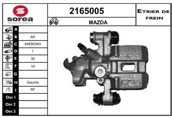 Estribo de freno SEEAC 4165005