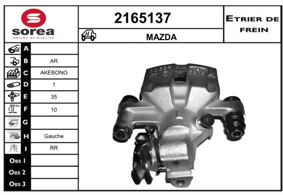 Estribo de freno SEEAC 4165137