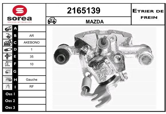 Estribo de freno SEEAC 4165139