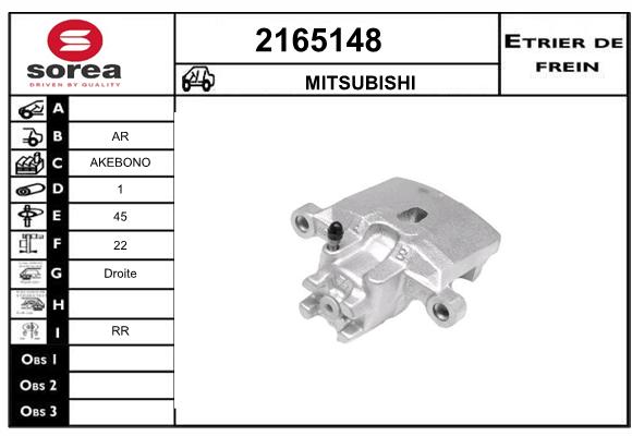 Estribo de freno SEEAC 4165148