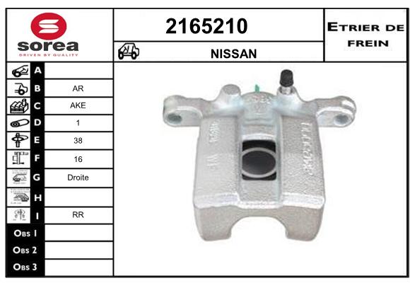 Estribo de freno SEEAC 4165210