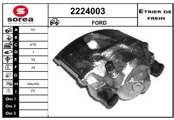 Estribo de freno SEEAC 4224003