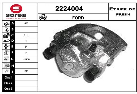 Estribo de freno SEEAC 4224004