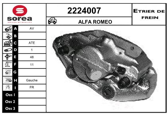 Estribo de freno SEEAC 4224007