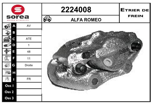 Estribo de freno SEEAC 4224008