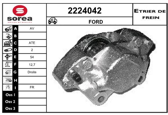 Estribo de freno SEEAC 4224042