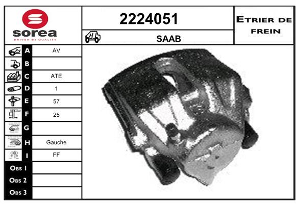 Estribo de freno SEEAC 4224051