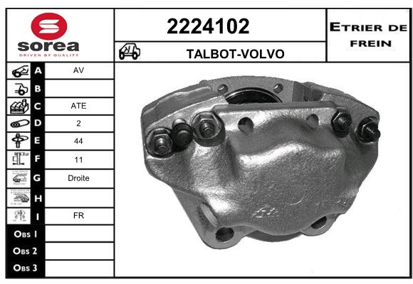 Estribo de freno SEEAC 4224102