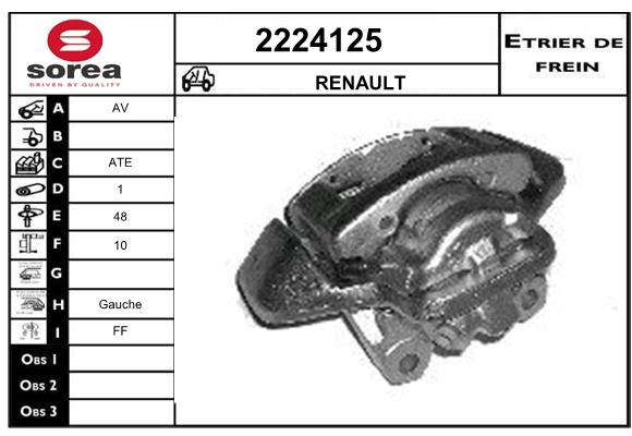 Estribo de freno SEEAC 4224125