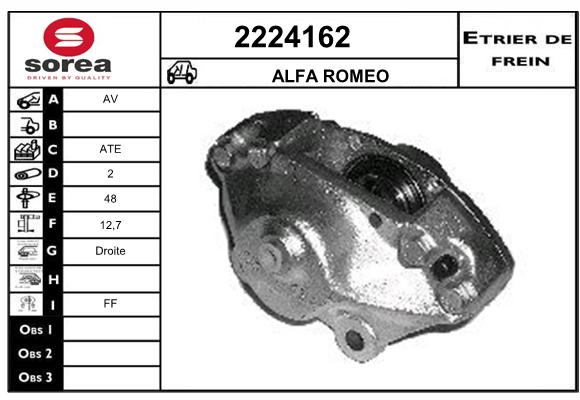 Estribo de freno SEEAC 4224162