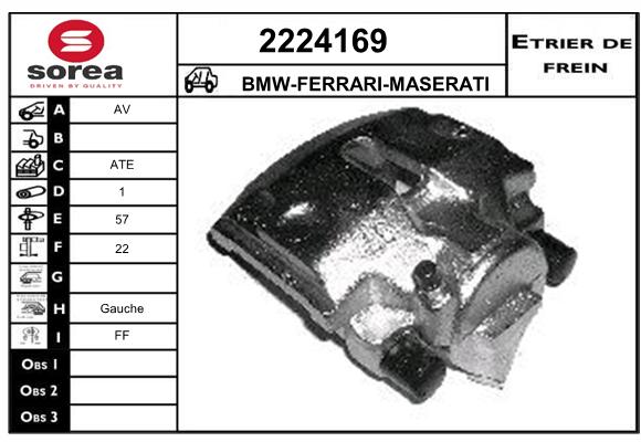 Estribo de freno SEEAC 4224169