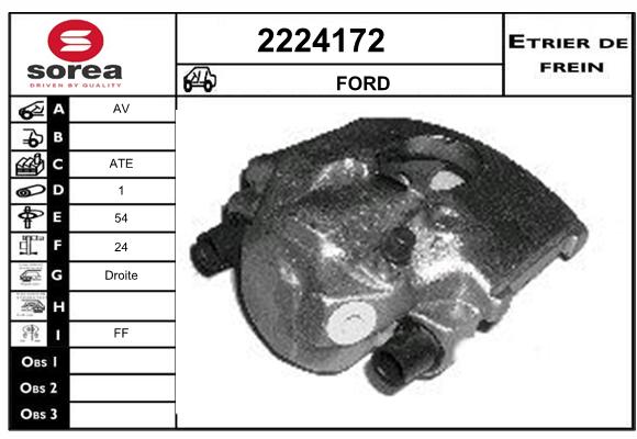 Estribo de freno SEEAC 4224172