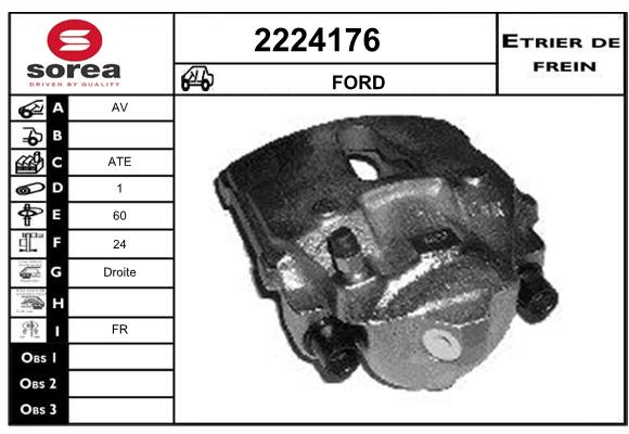 Estribo de freno SEEAC 4224176