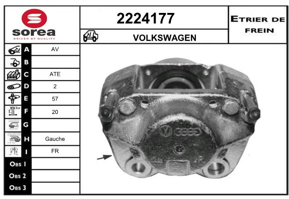 Estribo de freno SEEAC 4224177