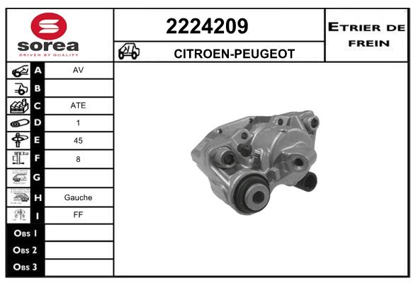 Estribo de freno SEEAC 4224209