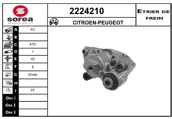 Estribo de freno SEEAC 4224210